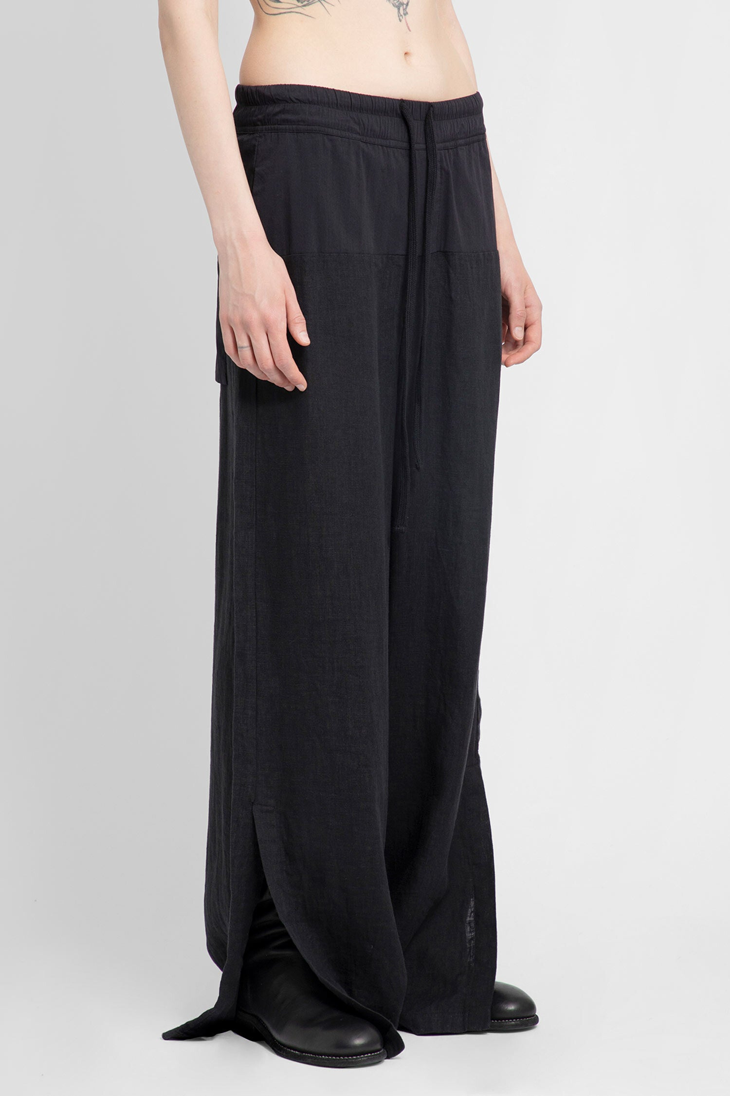 THOM KROM WOMAN BLACK TROUSERS