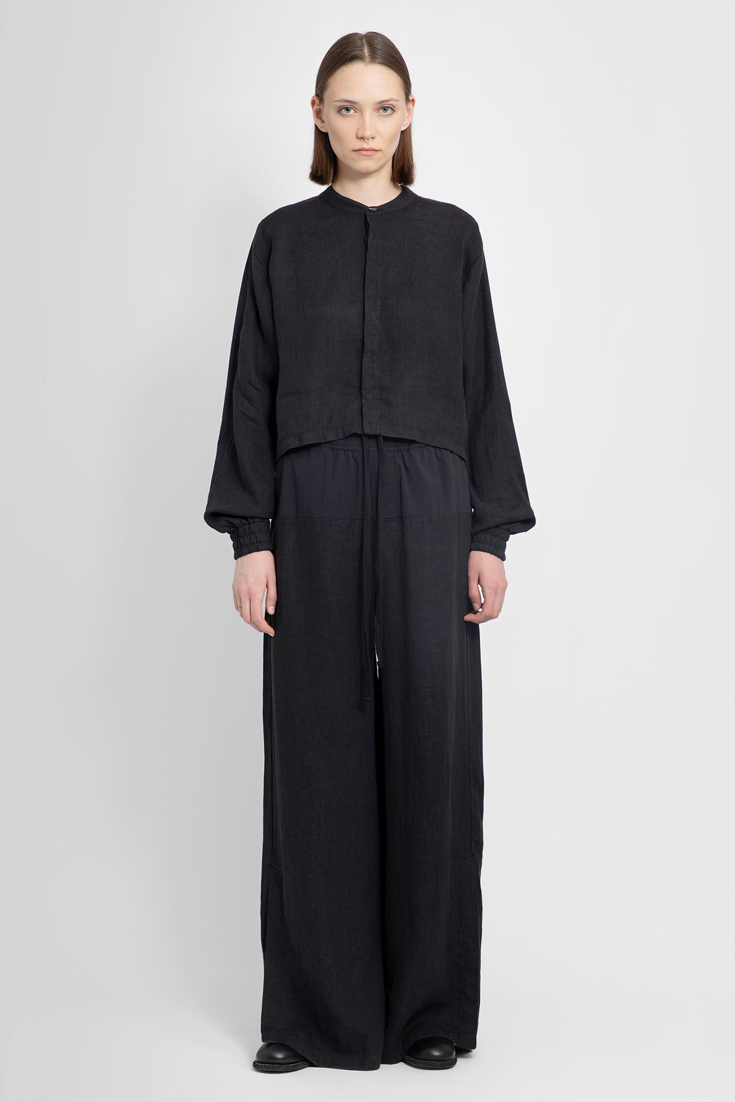 THOM KROM WOMAN BLACK TROUSERS