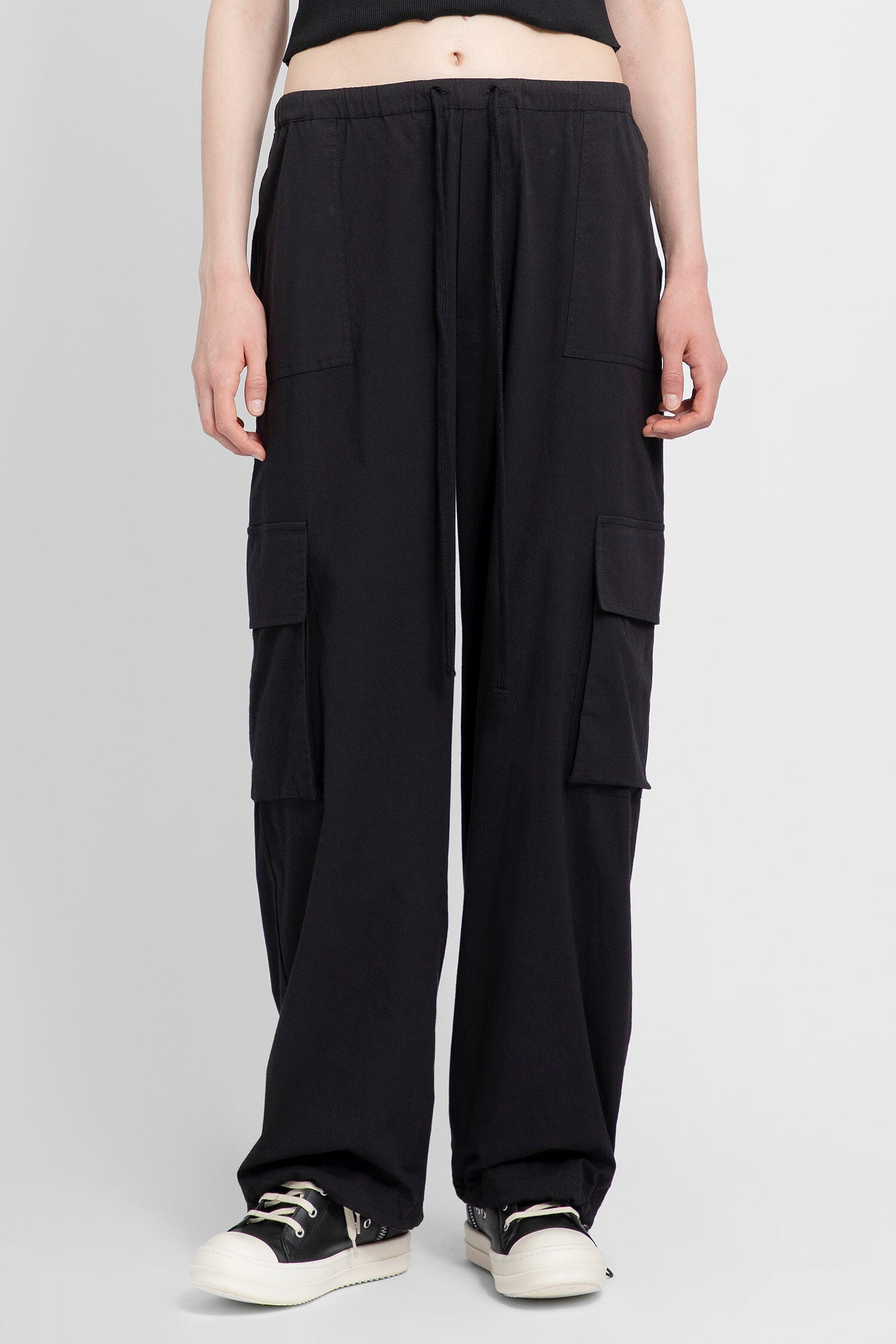 THOM KROM WOMAN BLACK TROUSERS