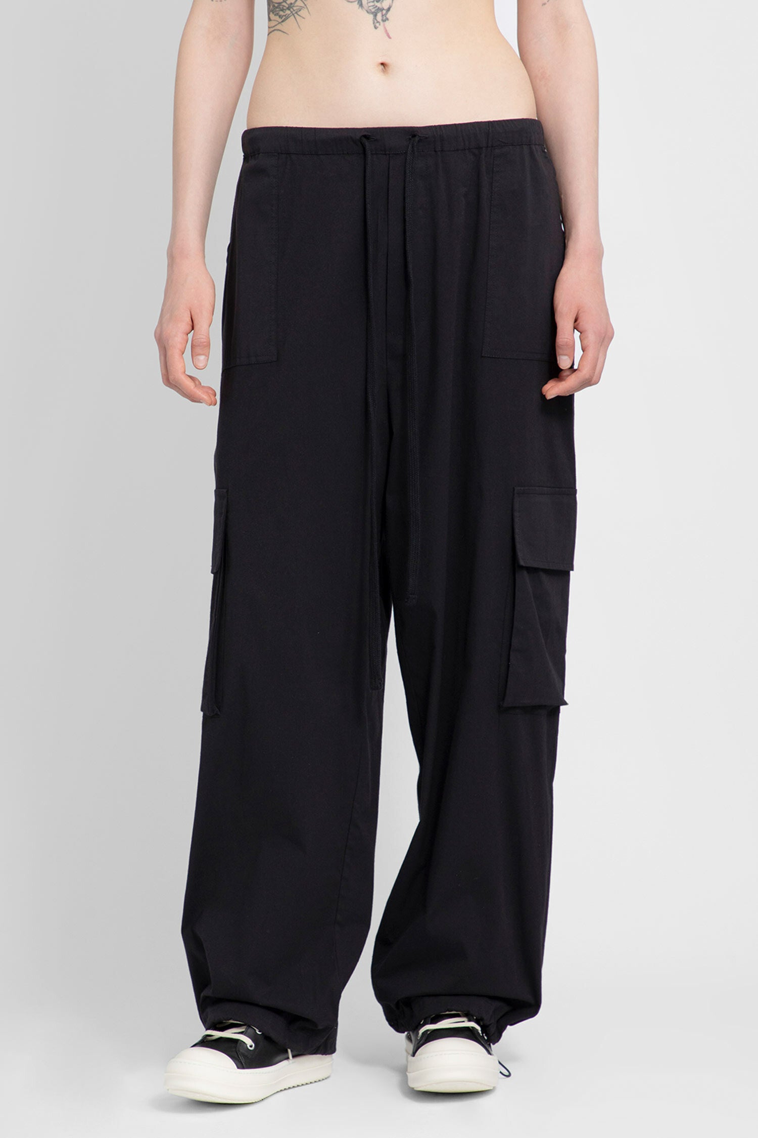 THOM KROM WOMAN BLACK TROUSERS