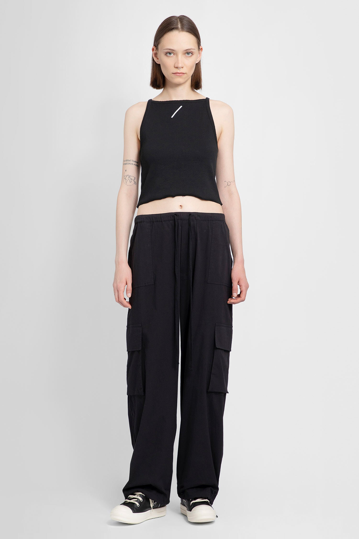 THOM KROM WOMAN BLACK TROUSERS