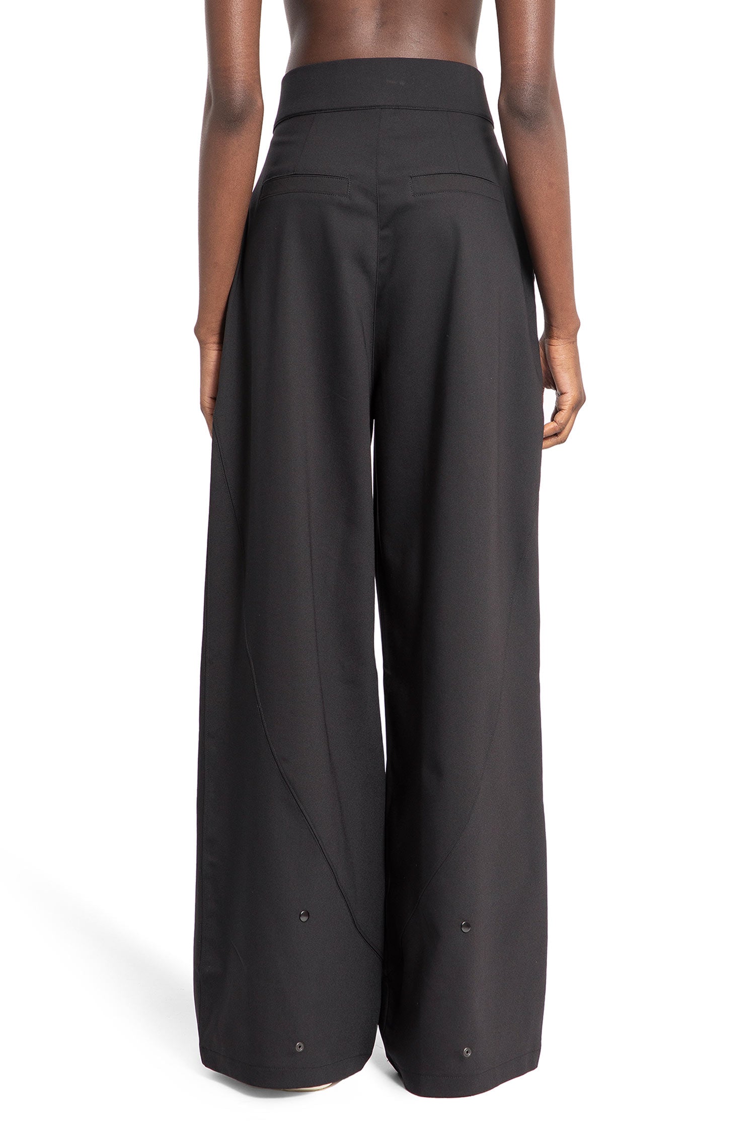 THOM KROM WOMAN BLACK TROUSERS