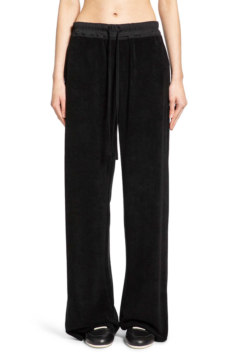 Wide Leg Terry Trousers