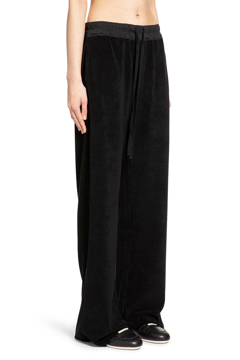 Wide Leg Terry Trousers