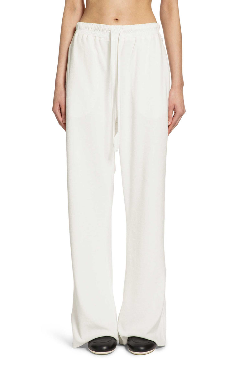Wide Leg Terry Trousers
