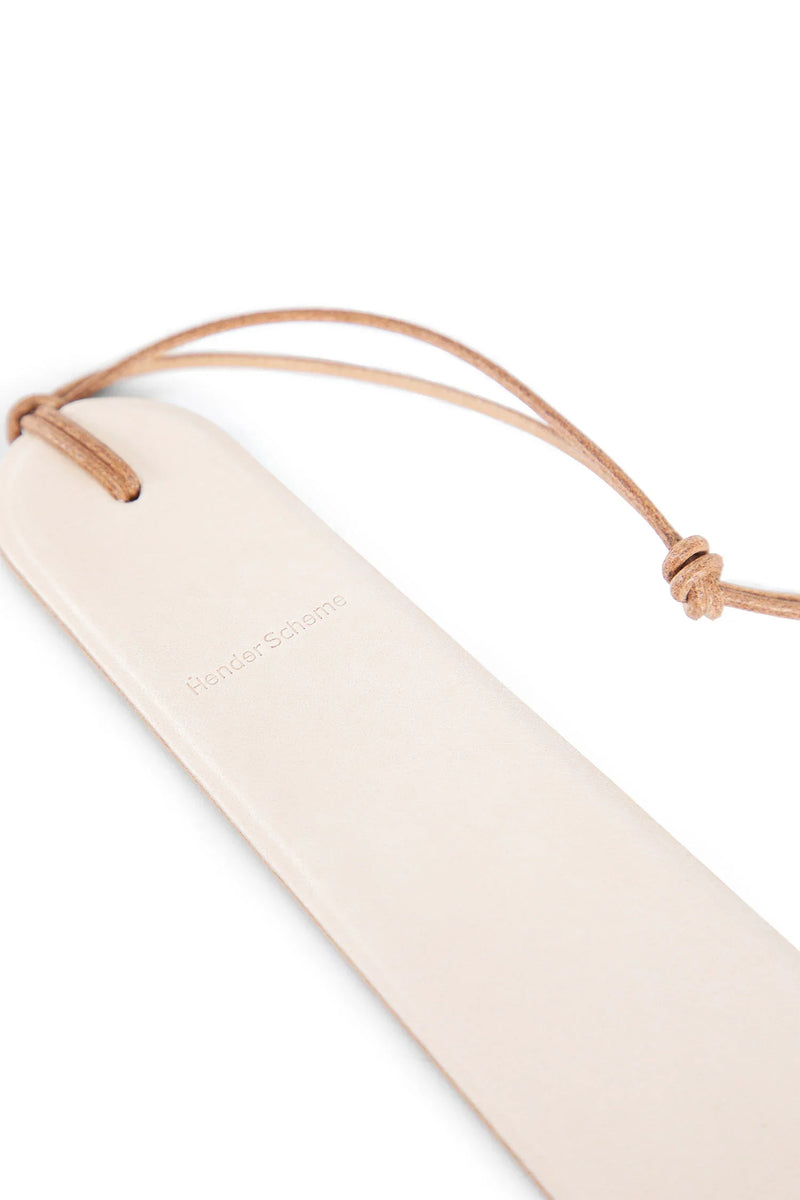 Cream Leather Shoe Horn - Antonioli.eu
