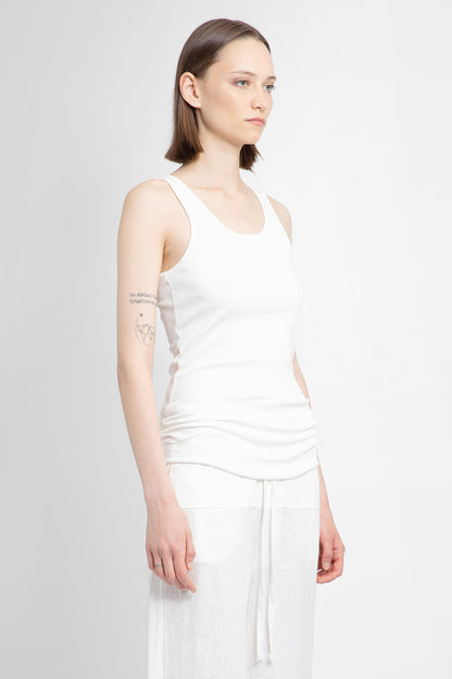 THOM KROM WOMAN WHITE T-SHIRTS & TANK TOPS