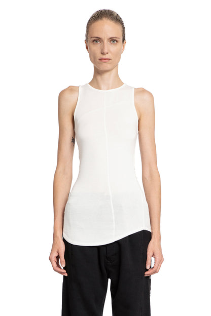 THOM KROM WOMAN WHITE T-SHIRTS & TANK TOPS