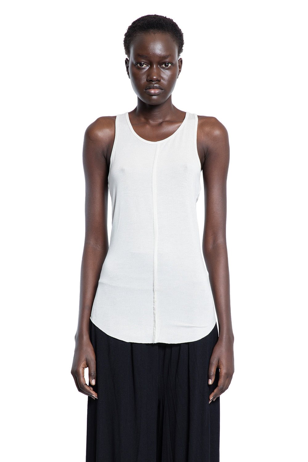 THOM KROM WOMAN OFF-WHITE T-SHIRTS & TANK TOPS