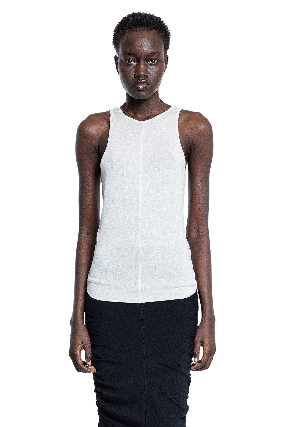 THOM KROM WOMAN WHITE T-SHIRTS & TANK TOPS