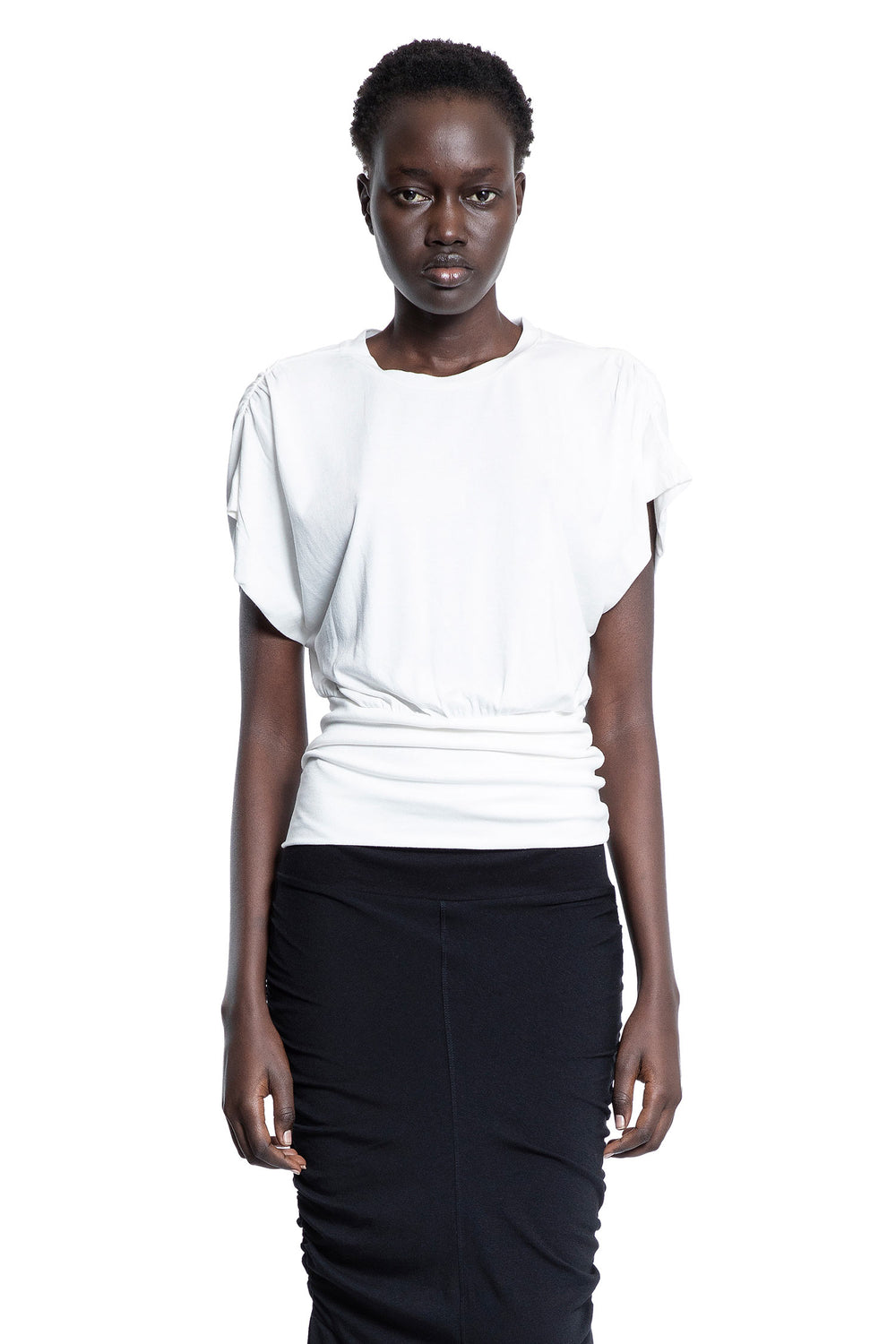 THOM KROM WOMAN WHITE T-SHIRTS & TANK TOPS