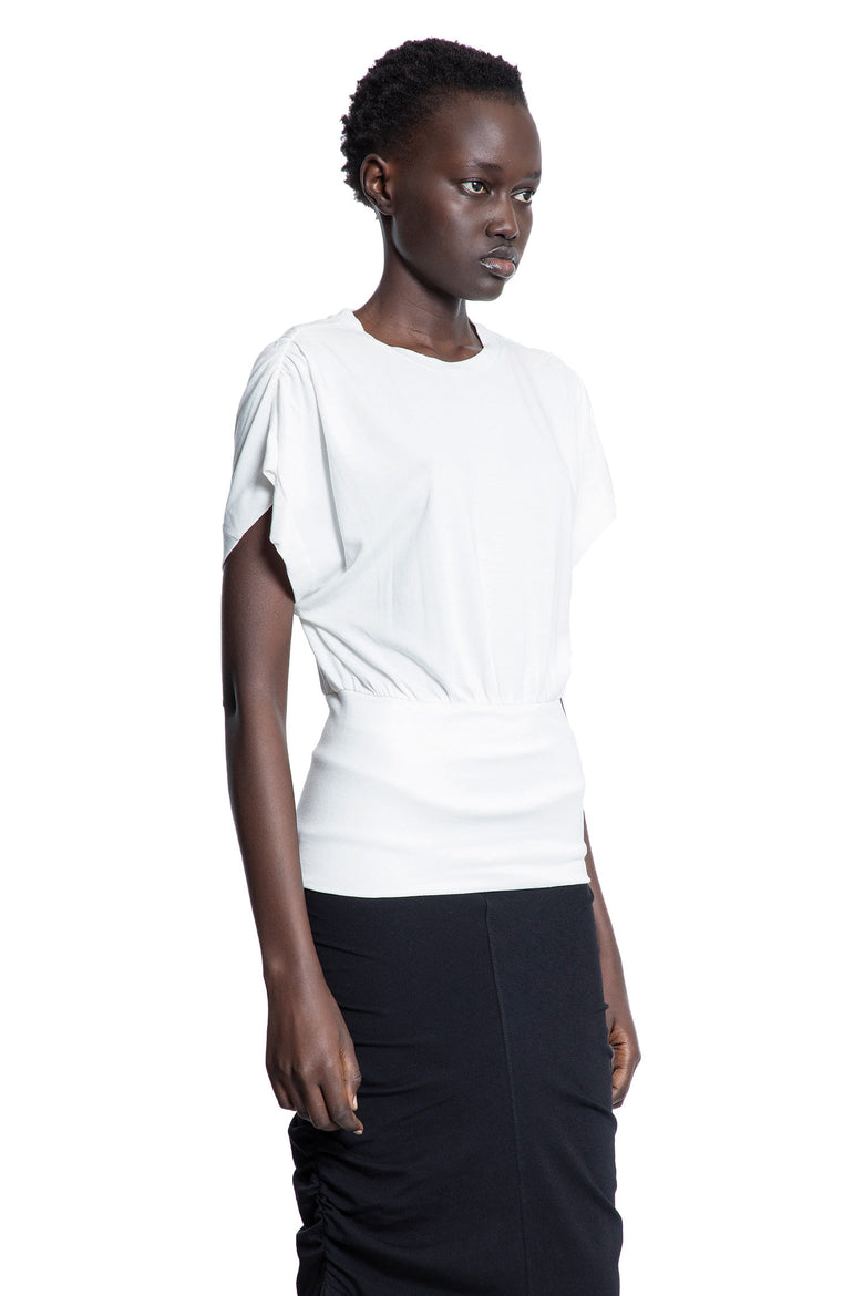 THOM KROM WOMAN WHITE T-SHIRTS & TANK TOPS