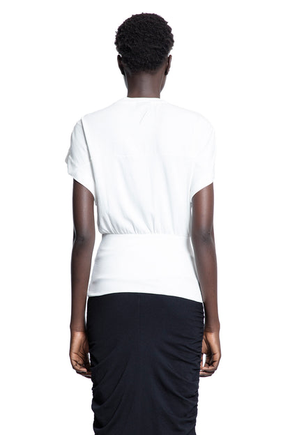 THOM KROM WOMAN WHITE T-SHIRTS & TANK TOPS