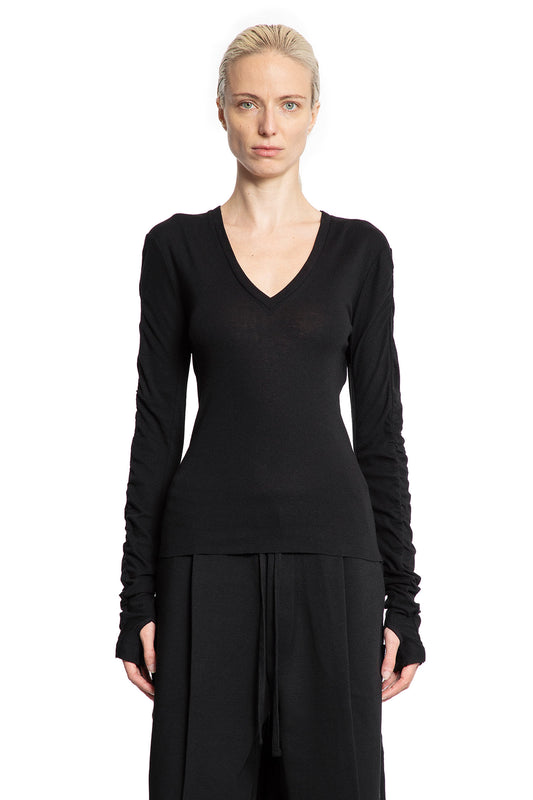 Cotton Wool V-Neck Sweatshirt