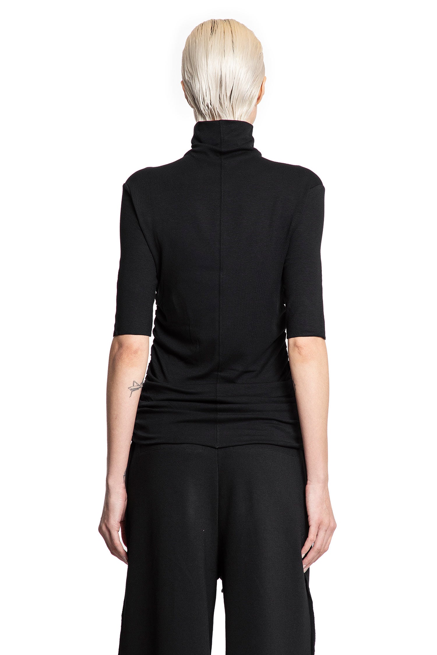 Short Sleeve Turtleneck Top