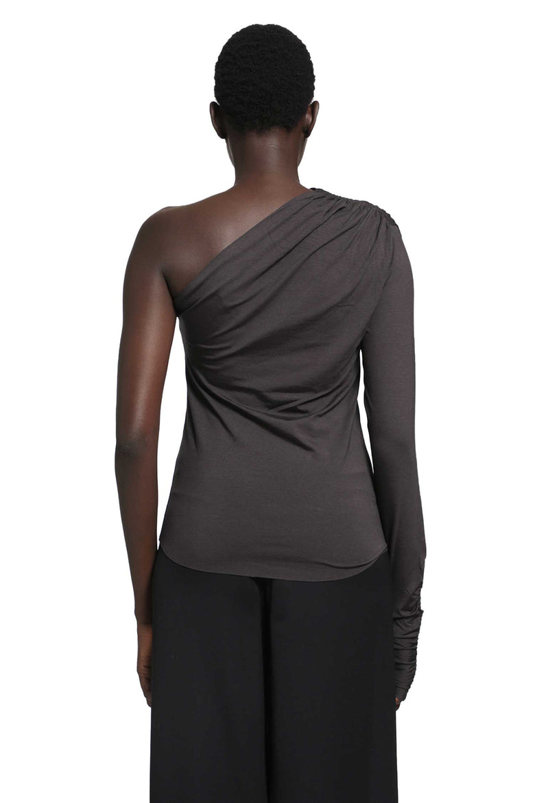 THOM KROM Stretch Viscose Off-Shoulder Top woman