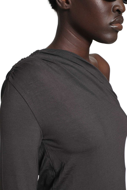 Stretch Viscose Off-Shoulder Top