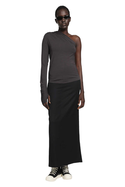 Stretch Viscose Off-Shoulder Top