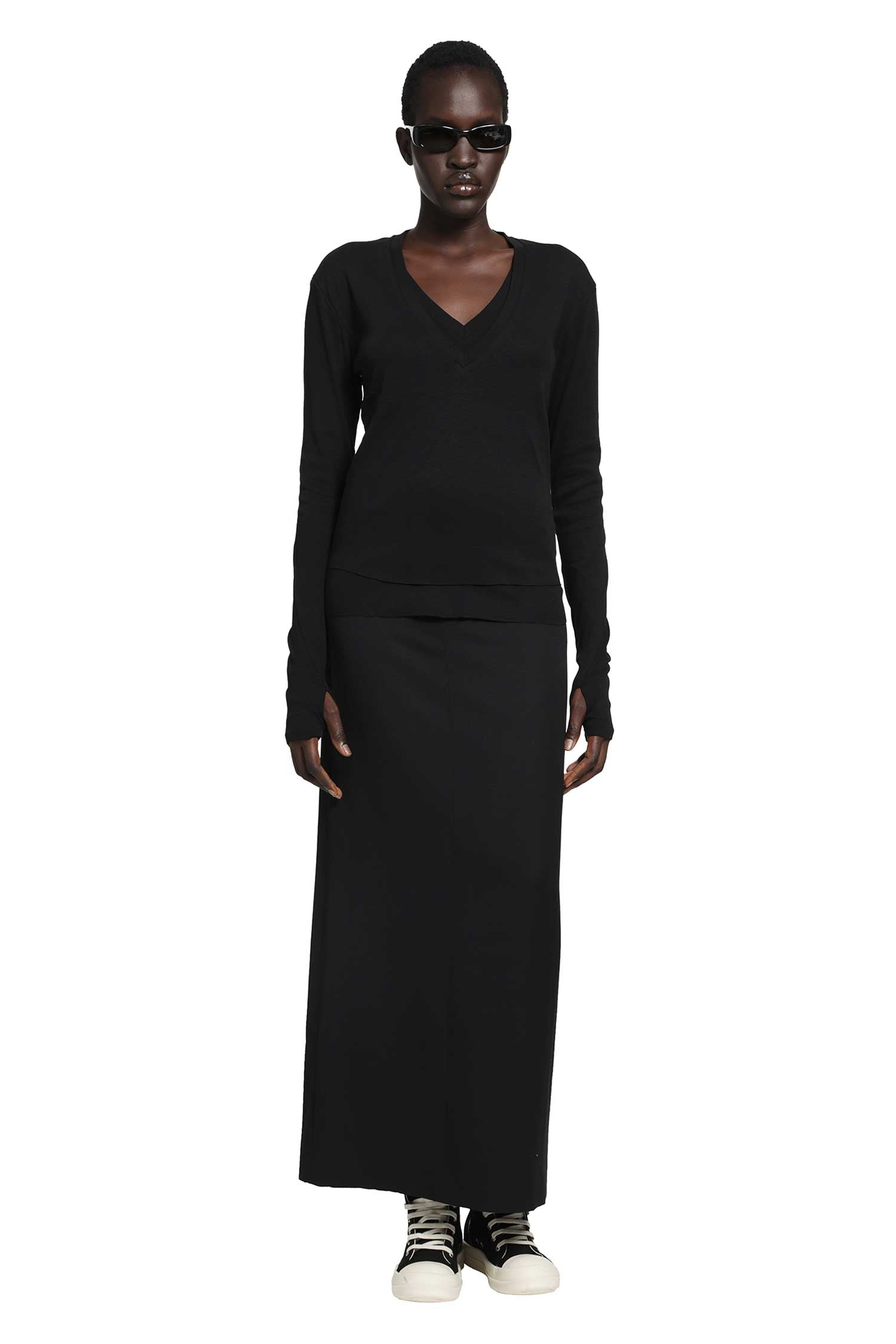 THOM KROM 2 in 1 V-Neck T-Shirt woman