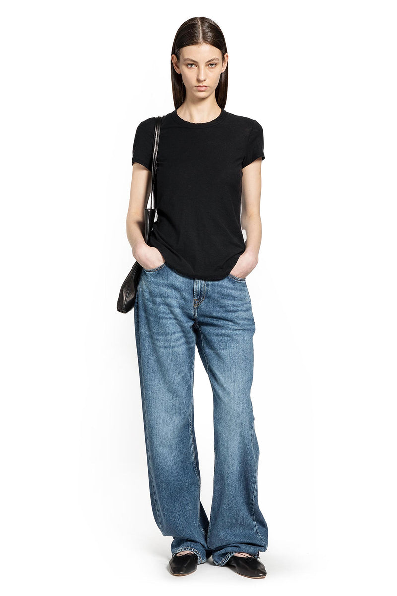 Sheer Slub crewneck Tee