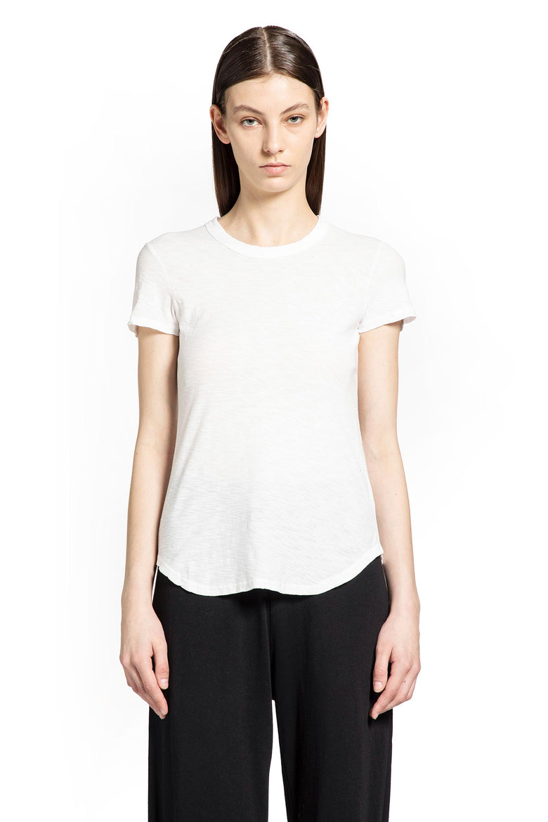 Sheer Slub Crew Neck Tee