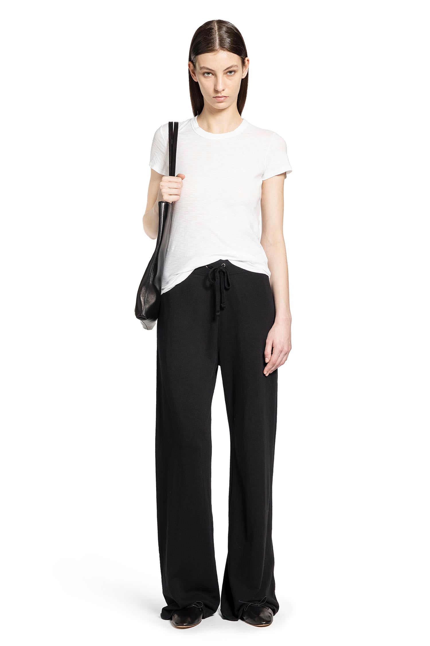 Sheer Slub Crew Neck Tee