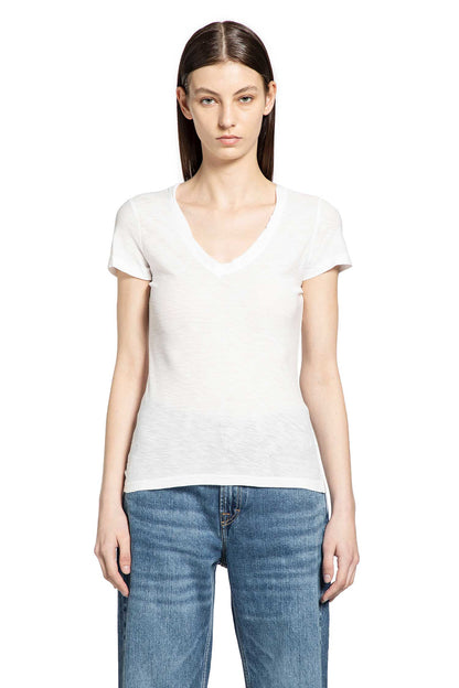 Sheer Slub Casual V-Neck Top