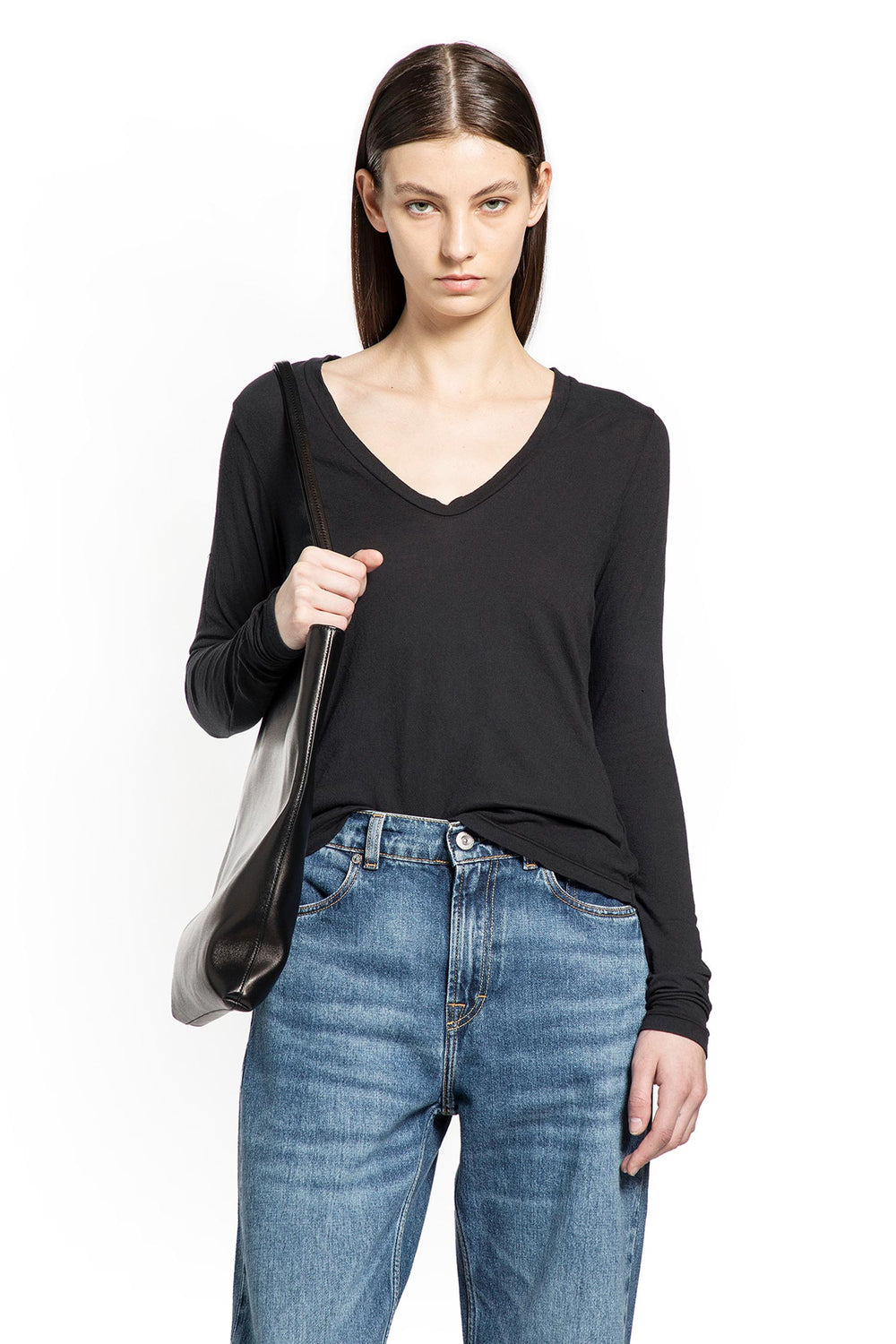 JAMES PERSE Deep V L/S Tee woman