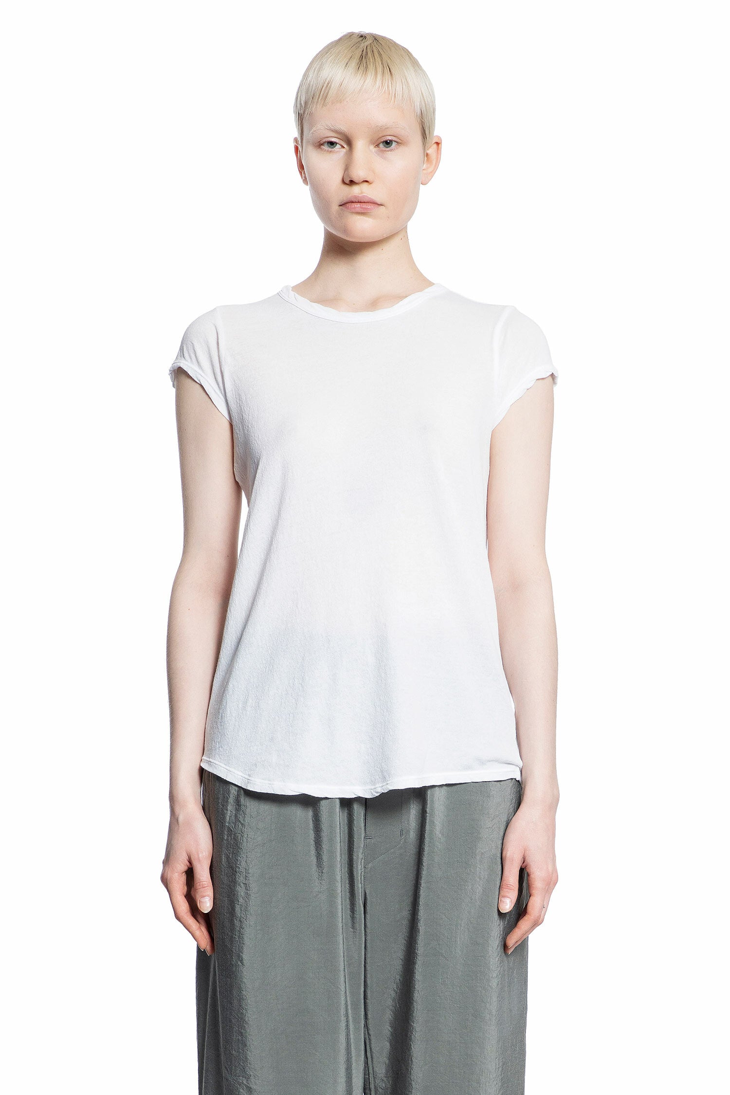 JAMES PERSE WOMAN WHITE T-SHIRTS