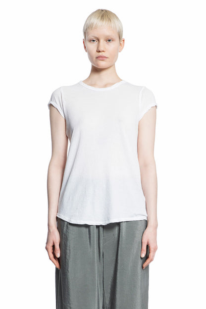 JAMES PERSE WOMAN WHITE T-SHIRTS & TANK TOPS