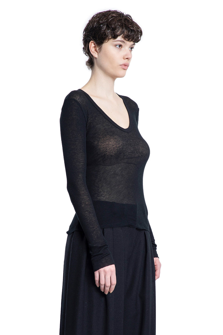 JAMES PERSE WOMAN BLACK TOPS