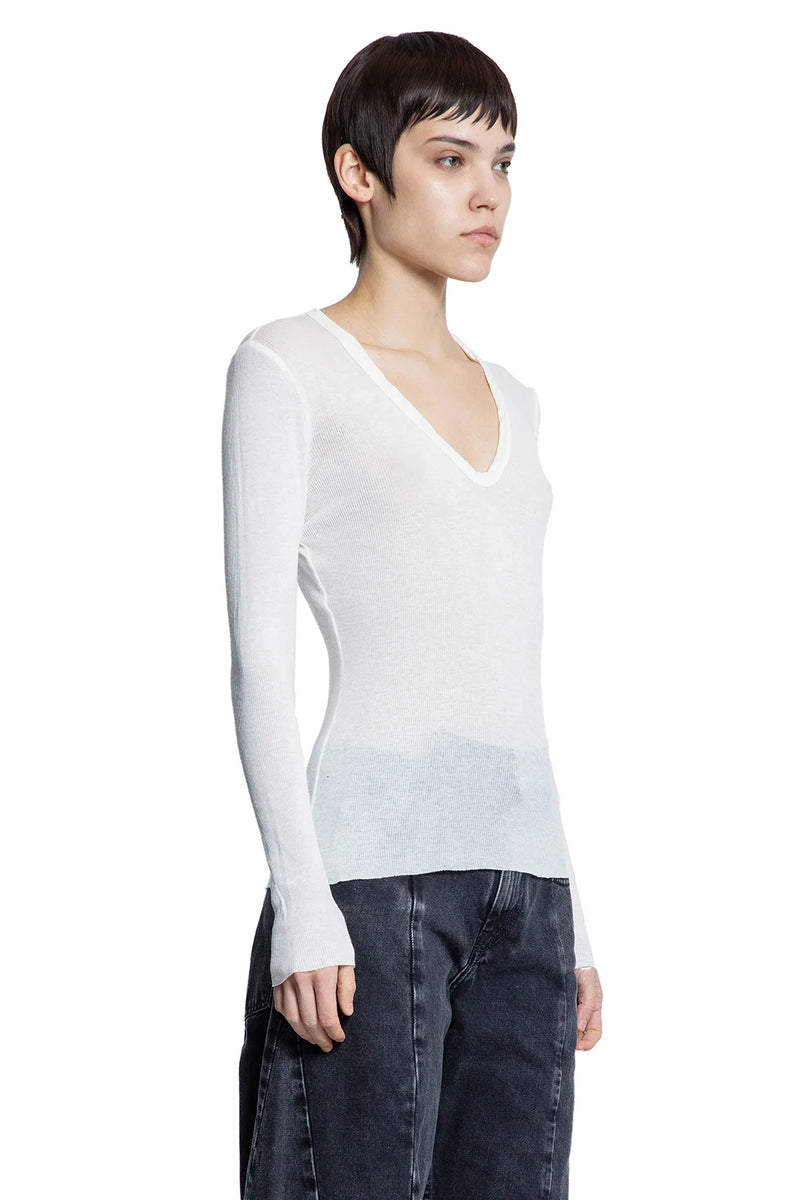 Skinny deep V Long Sleeve Tee - Antonioli.eu