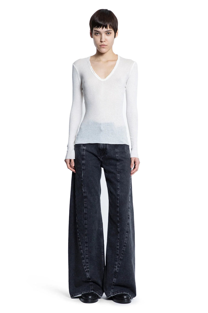 Skinny deep V Long Sleeve Tee - Antonioli.eu