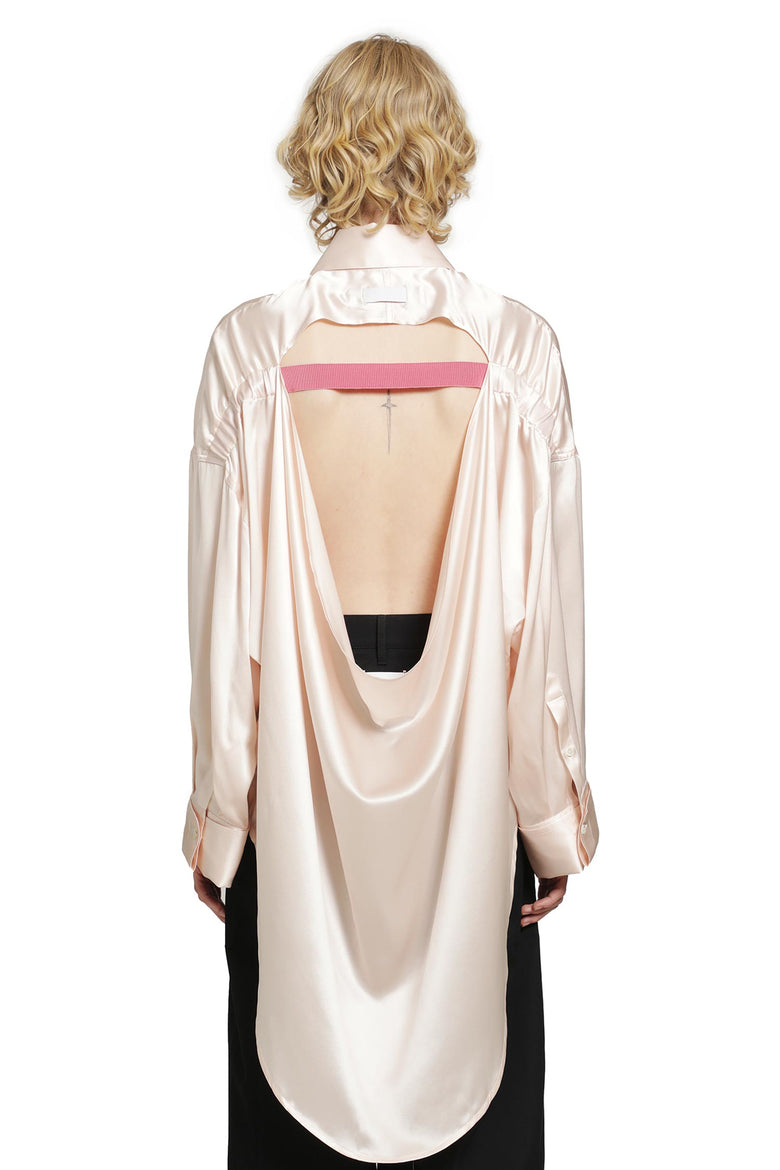 NVL GARDE Open Back Oversized 1 pkt Shirt woman