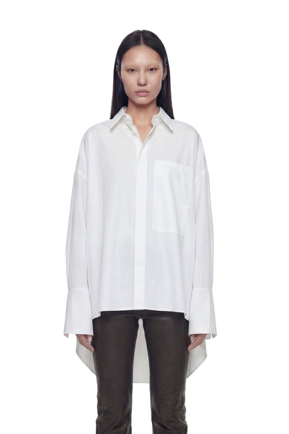 Open Back Oversize Pocket Shirt
