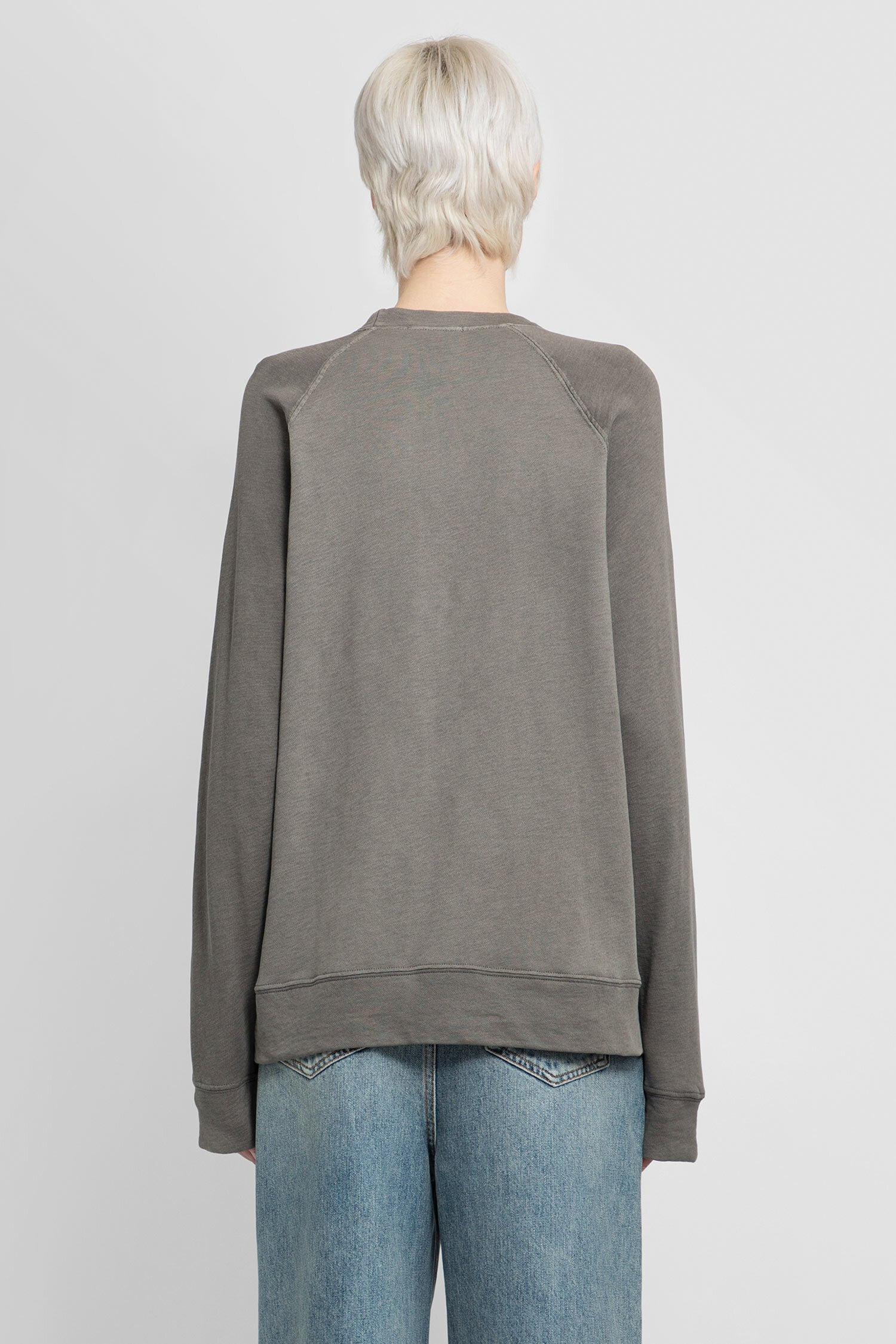 JAMES PERSE WOMAN GREY SWEATSHIRTS