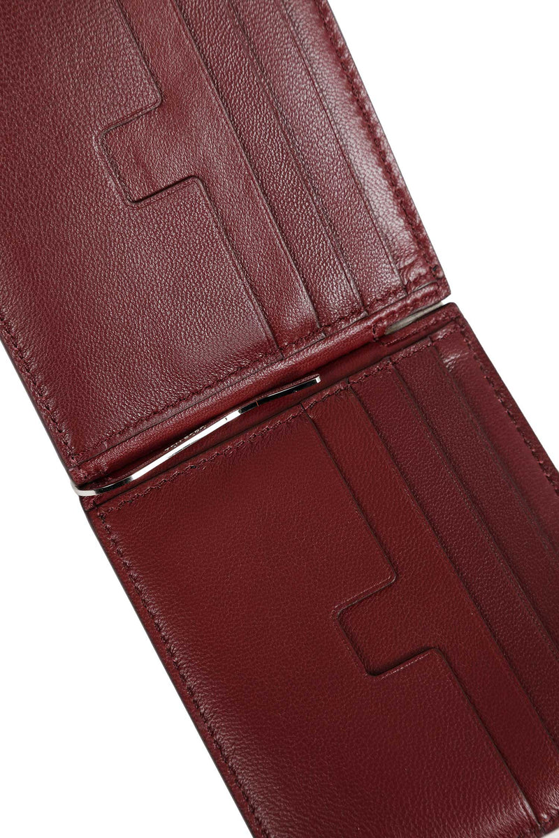 TOM FORD Printed Tejus Money Clip Wallet man