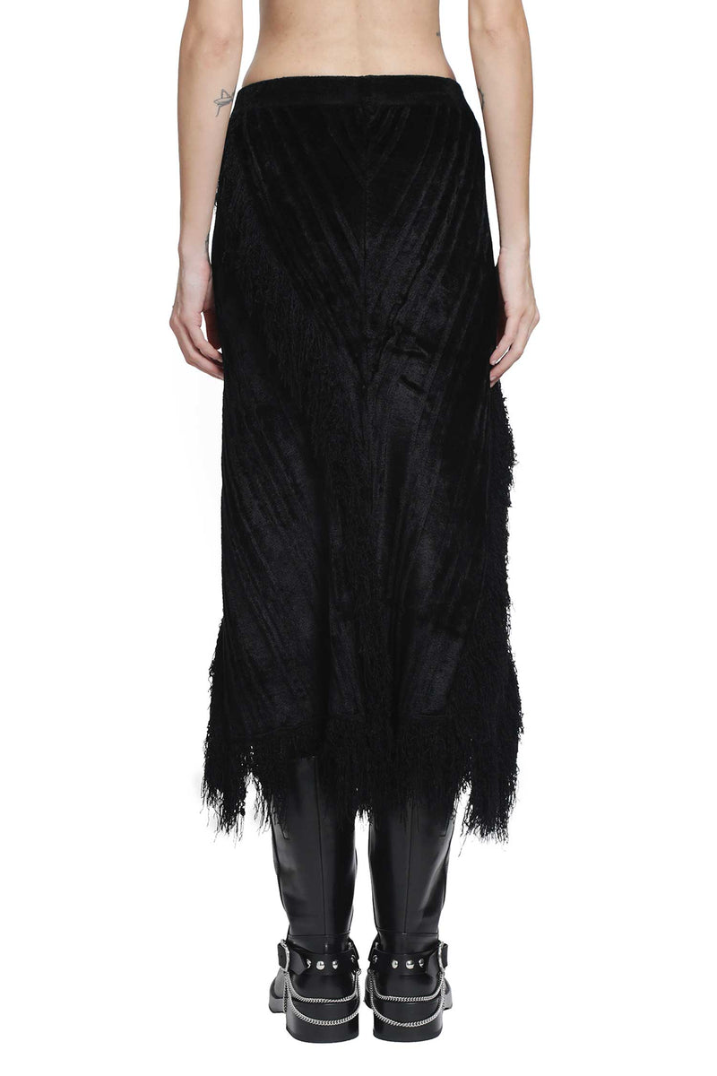 YA YI Giselle Fringe Skirt woman