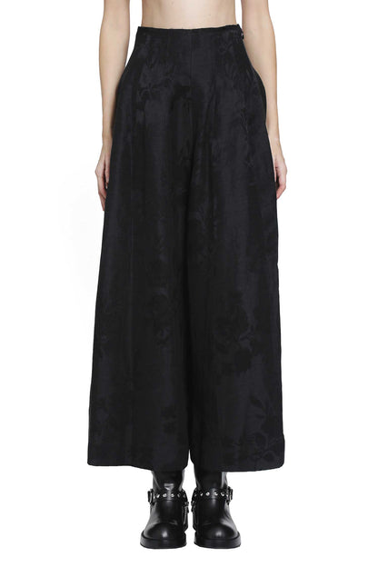 Floral Jacquard Corset Pants