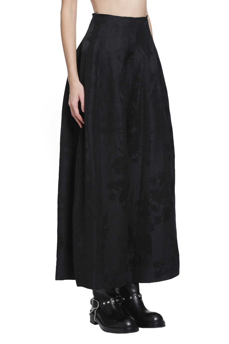 YA YI Floral Jacquard Corset Pants woman
