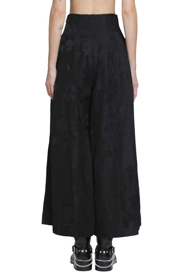 YA YI Floral Jacquard Corset Pants woman