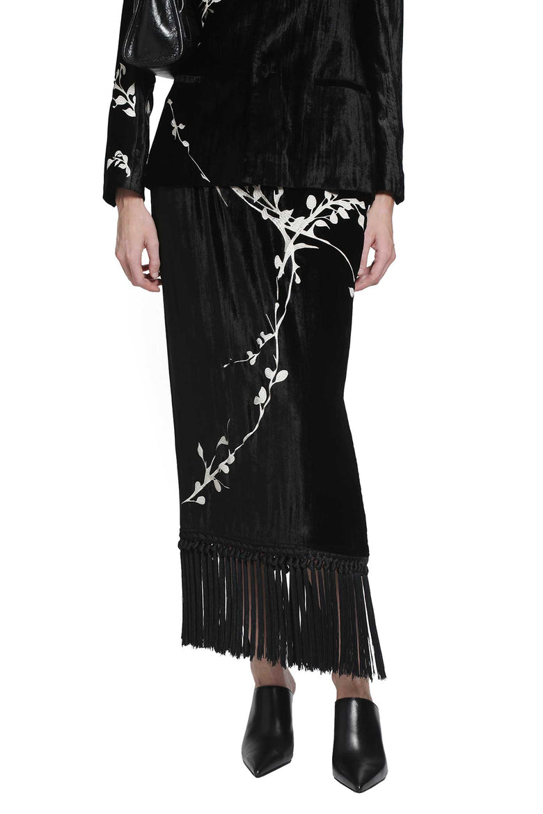 YA YI Bodhi Embroidery Skirt woman