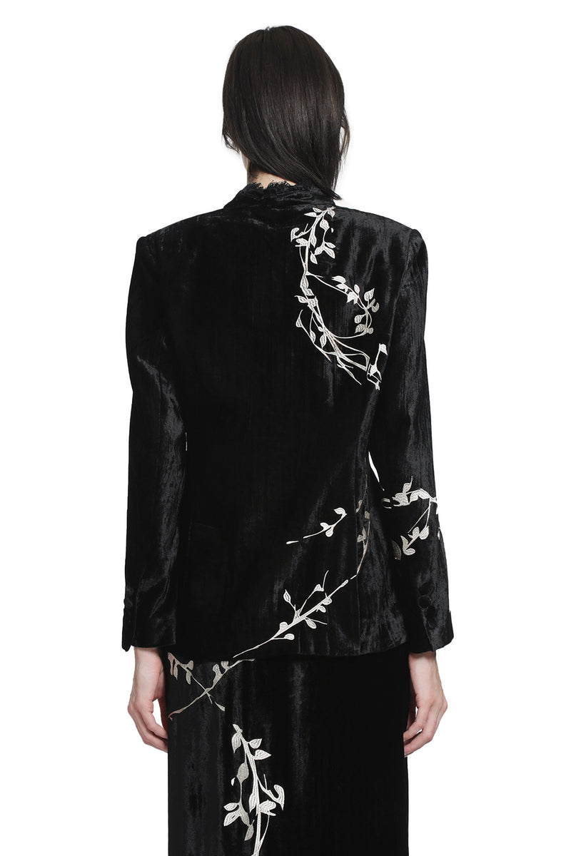 YA YI Bodhi Embroidery Blazer woman