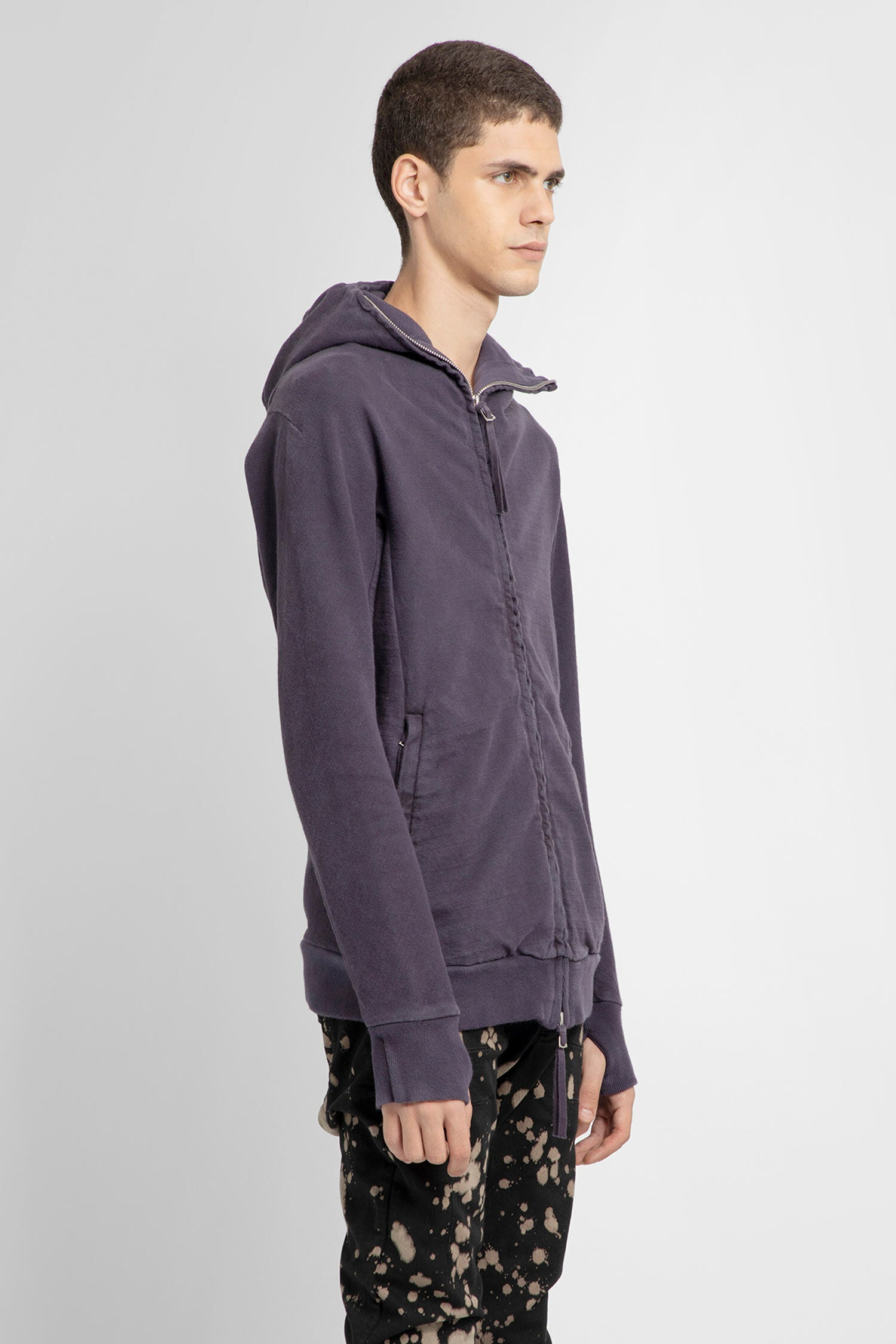 BORIS BIDJAN SABERI MAN PURPLE SWEATSHIRTS