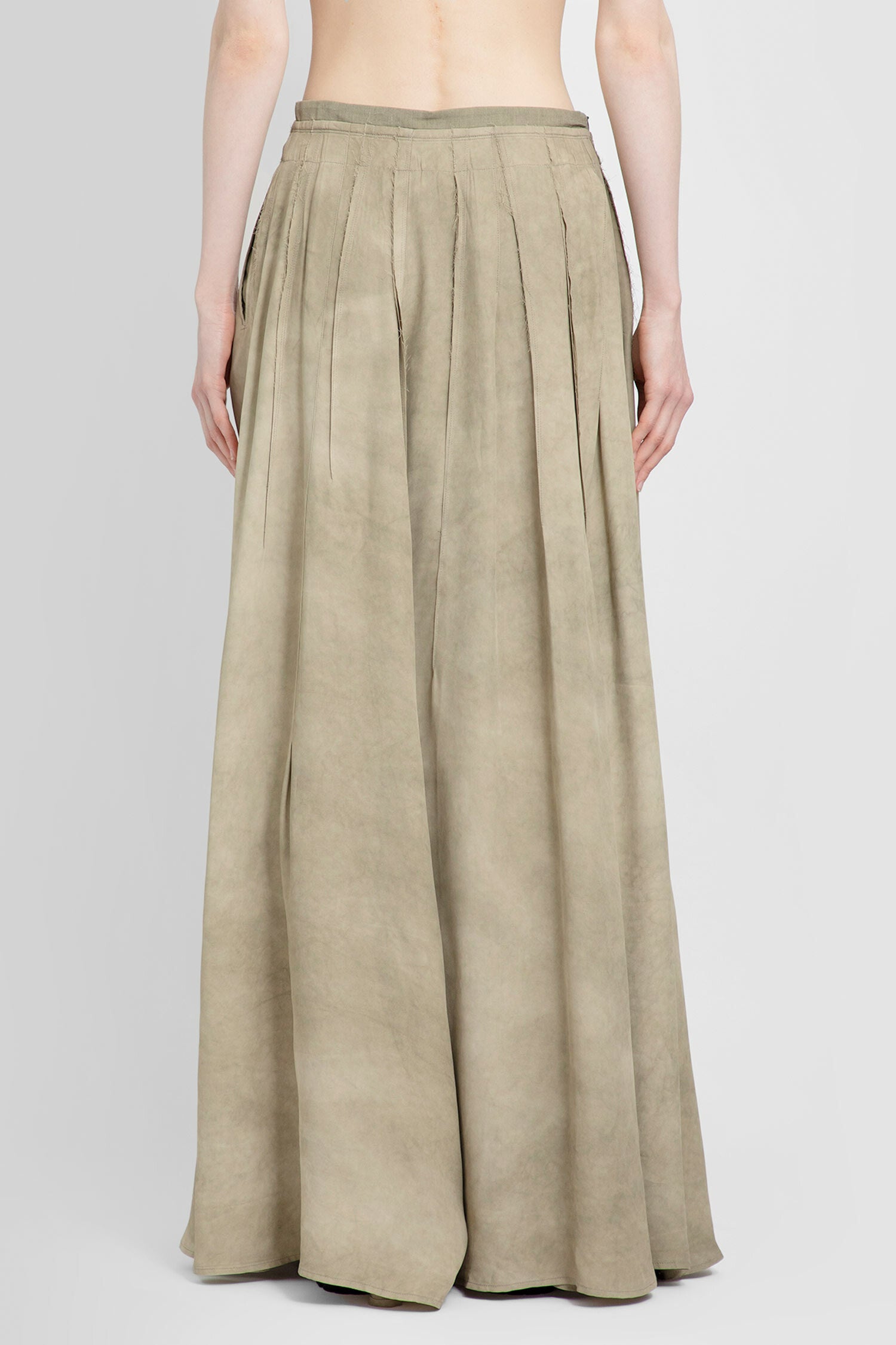 ZIGGY CHEN WOMAN BEIGE SKIRTS