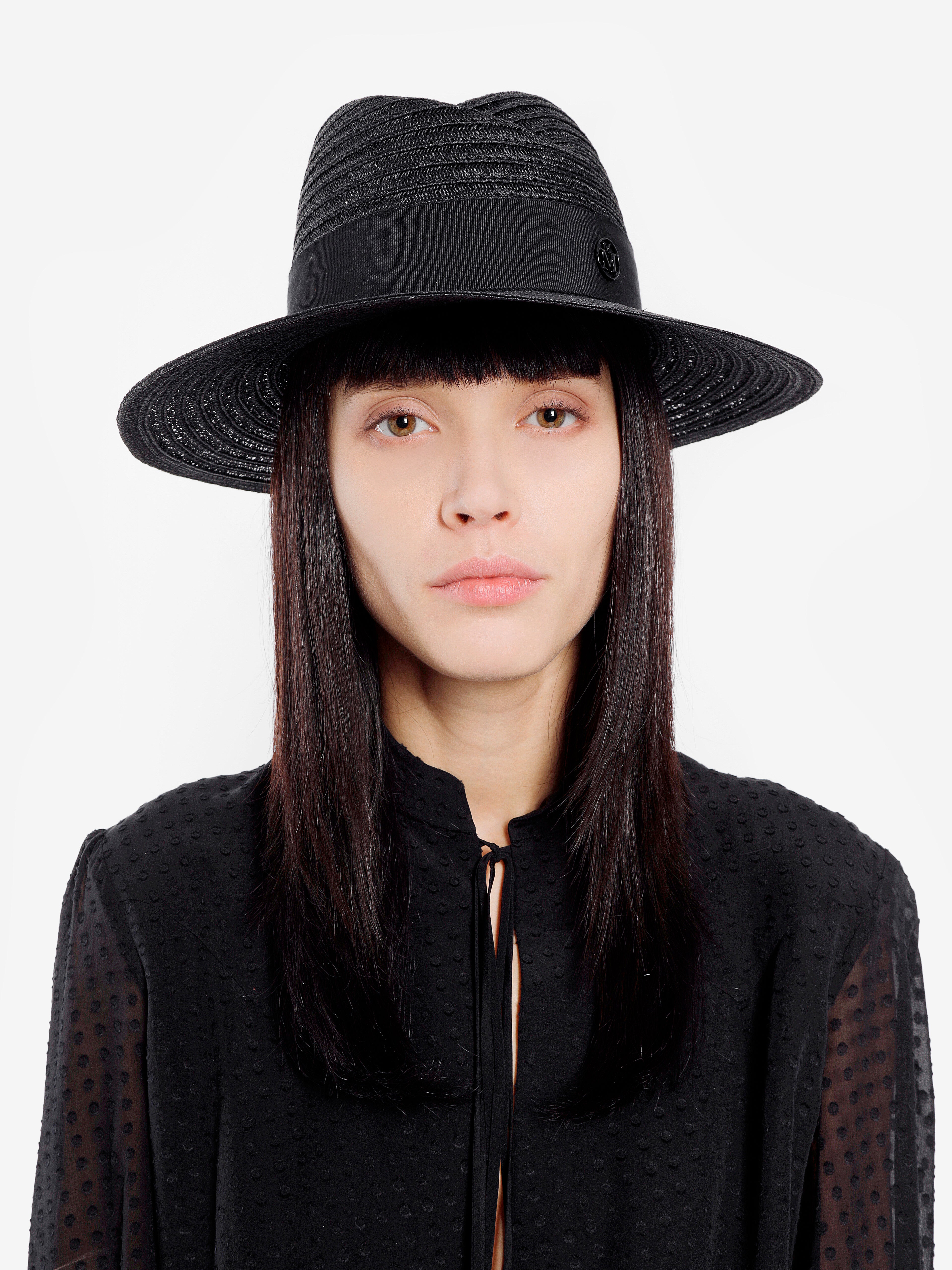 MAISON MICHEL WOMAN BLACK HATS