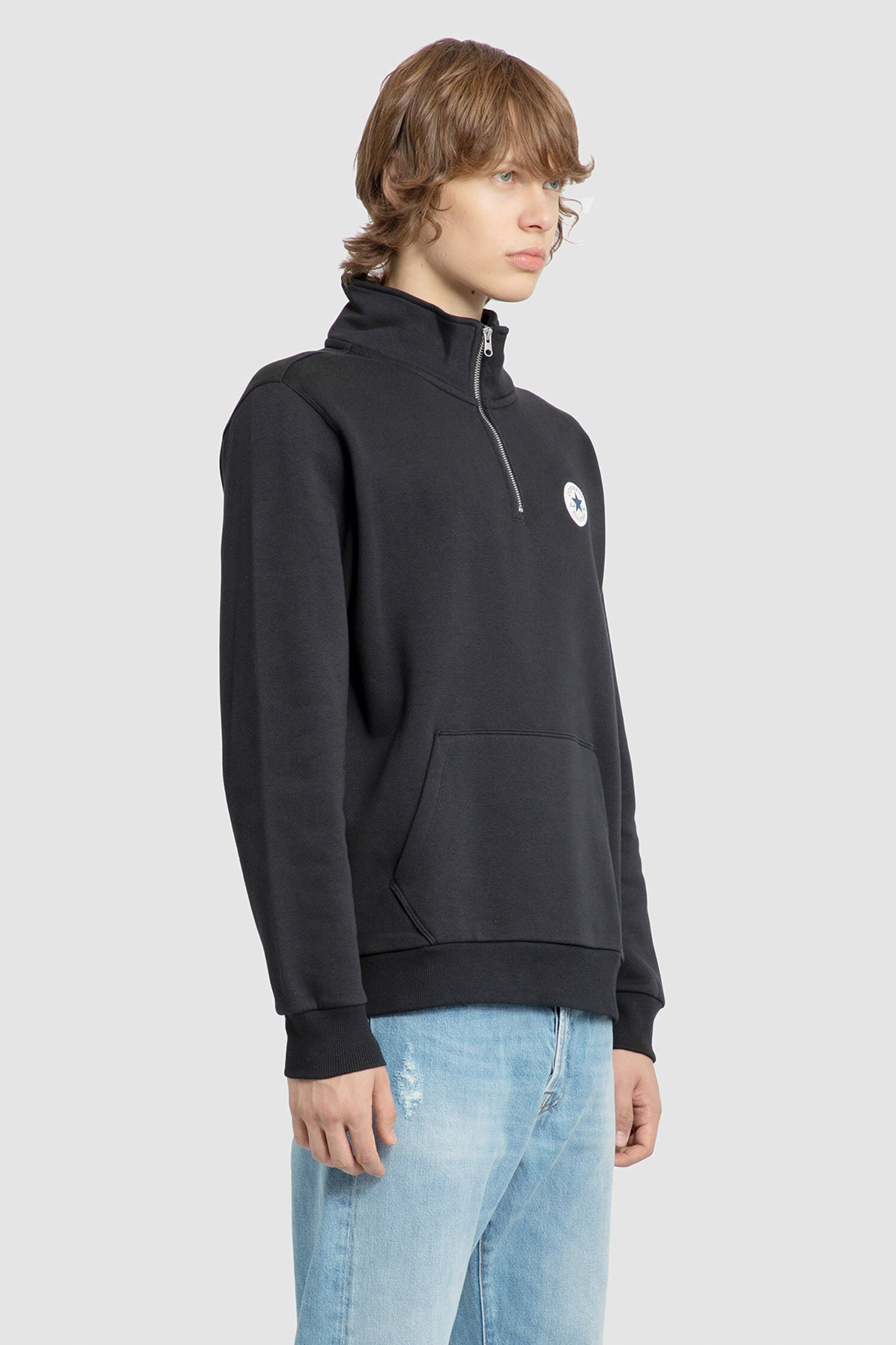 CONVERSE MAN BLACK SWEATSHIRTS