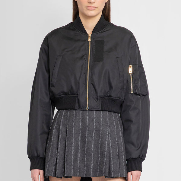 VERSACE WOMAN BLACK JACKETS - VERSACE - JACKETS | Antonioli