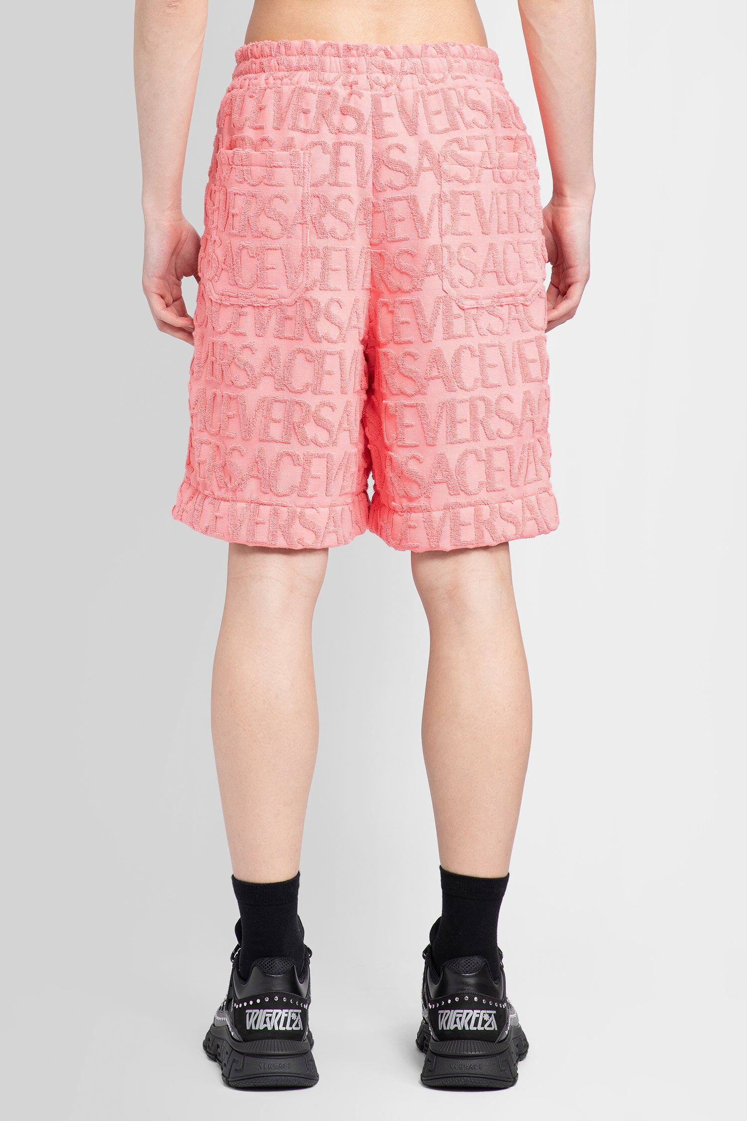 VERSACE MAN PINK SHORTS & SKIRTS