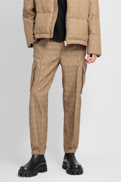 Versace Trousers In Beige